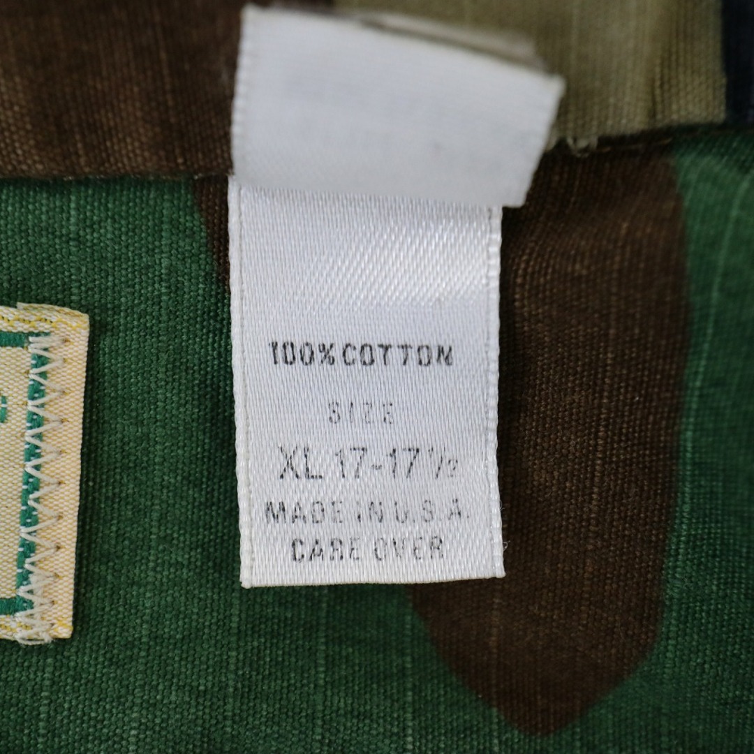SALE/ 90年代 USA製 L.L.Bean エルエルビーン ハンティング 長袖シャツ ミリタリー ガンパッチ付き カモ (メンズ XL) N5858 8