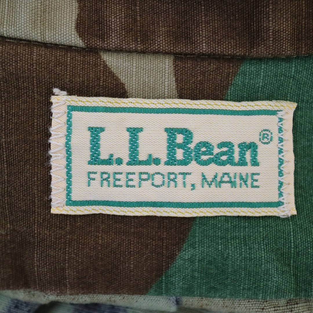 SALE/ 90年代 USA製 L.L.Bean エルエルビーン ハンティング 長袖シャツ ミリタリー ガンパッチ付き カモ (メンズ XL) N5858 9
