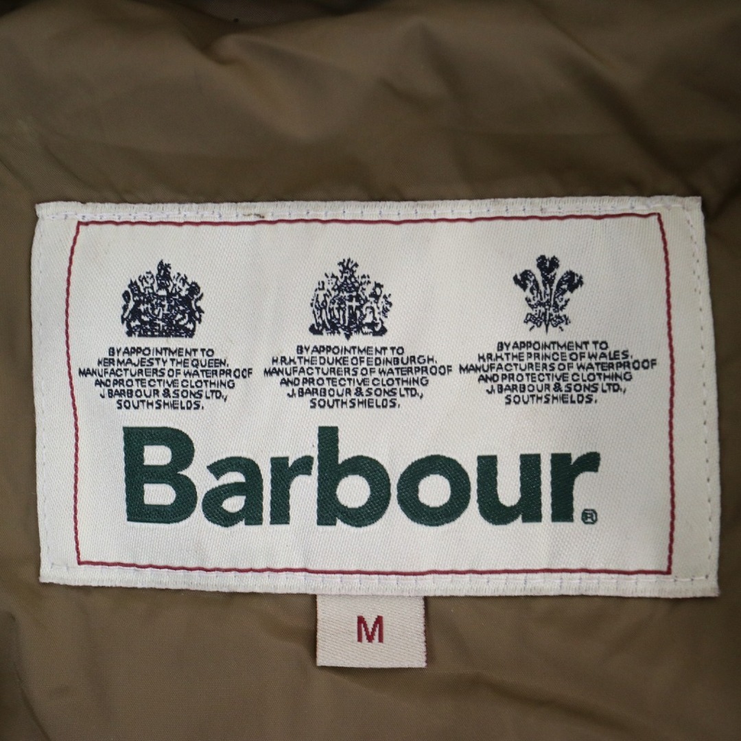 Barbour(バーブァー)のBarbour バブアー  リバーシブル 中綿ベスト 防寒  ユーロ  ヨーロッパ古着 オリーブ (メンズ M) 中古 古着 N5893 メンズのジャケット/アウター(ダウンベスト)の商品写真