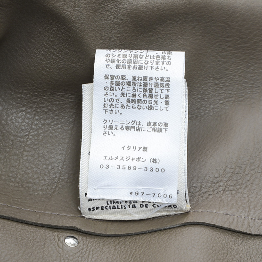 HERMES シェーブル 革 タンクトップ スエード