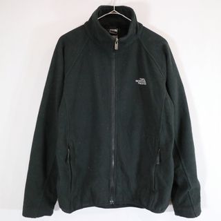 ザノースフェイス(THE NORTH FACE)のTHE NORTH FACE ノースフェイス フリースジャケット 防寒  アウトドア ブラック (メンズ S) 中古 古着 N5910(その他)