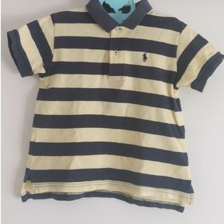 ポロラルフローレン(POLO RALPH LAUREN)のポロラルフローレン　ポロシャツ子供服　ベージュ紺(Tシャツ/カットソー)