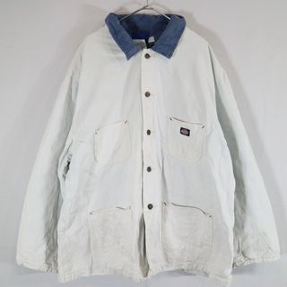 90's　Dickies　ディッキーズ　ジャケット　チェック柄　XLサイズ　ボア