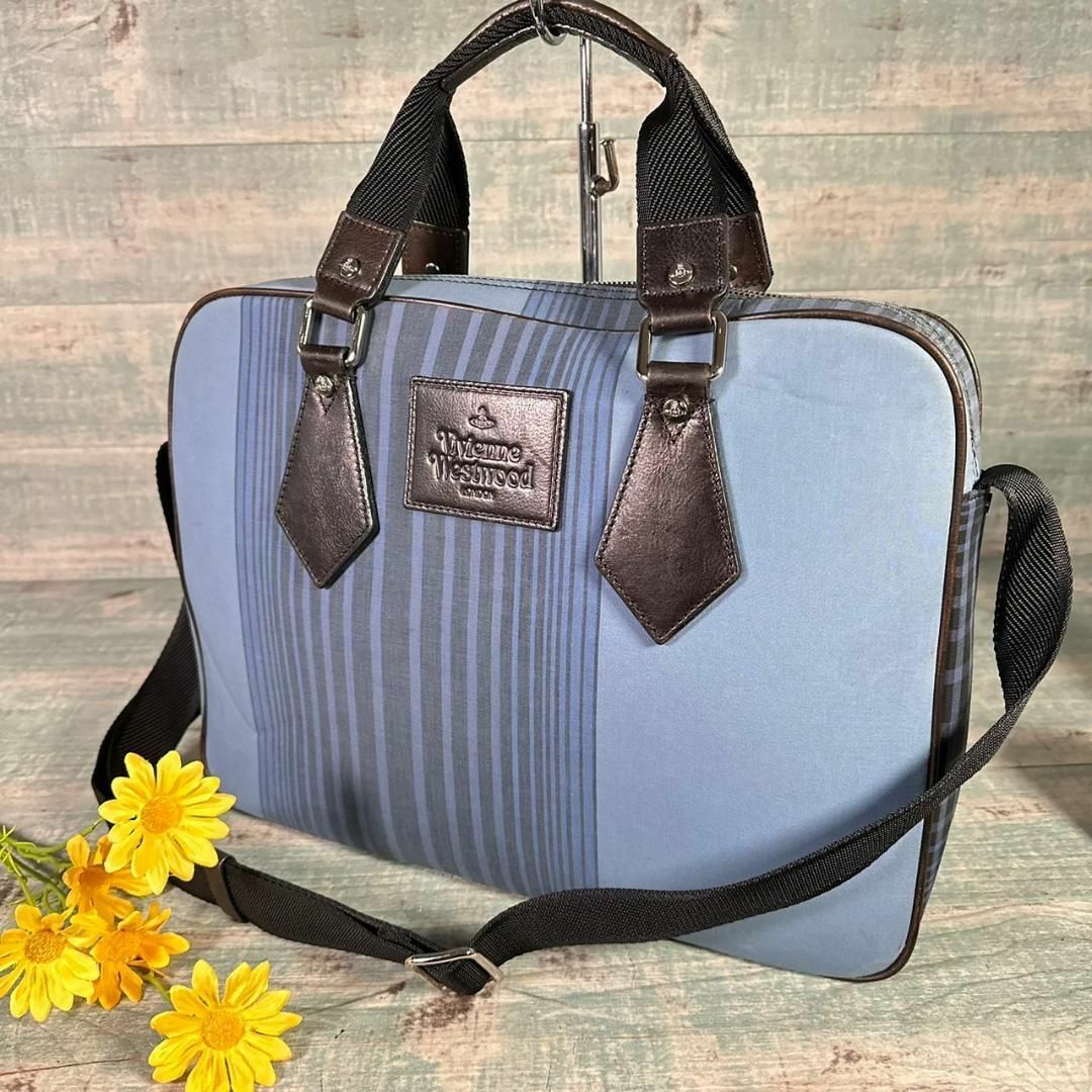 美品 Vivienne Westwood メンズ 2wayビジネスバッグ - ビジネスバッグ