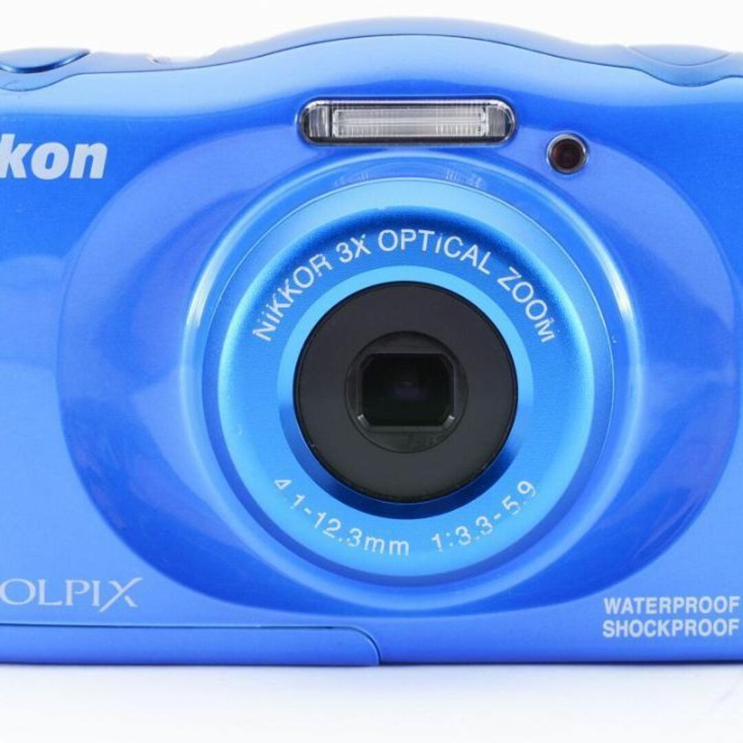 ✨希少✨Nikon COOLPIX W100 ブルー デジタルカメラ 防水-
