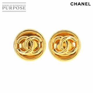 シャネル(CHANEL)のシャネル CHANEL ココマーク ラウンド型 イヤリング ゴールド 93P アクセサリー ヴィンテージ VLP 90202648(イヤリング)