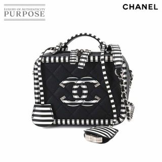 未使用 展示品 シャネル CHANEL CCフィリグリー 2way スモール バニティ ショルダー バッグ キャビアスキン ブラック A93342 VLP 90204094