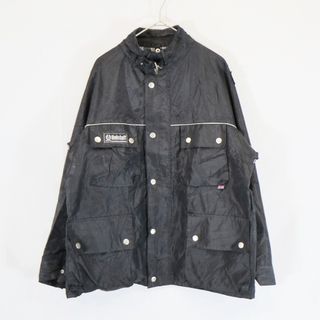 ベルスタッフ(BELSTAFF)のBelstaff ベルスタッフ トライアルマスター ナイロンジャケット 防寒 バイク マルチポケット ブラック (メンズ L相当) 中古 古着 N5944(ナイロンジャケット)