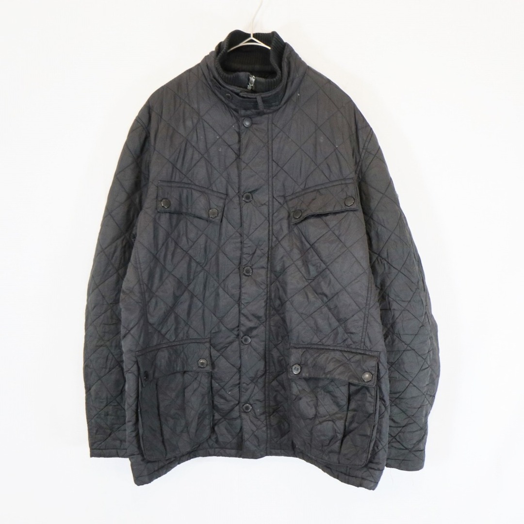 SALE/ Barbour バブアー インターナショナル キルティングジャケット スタンドカラー 中綿 防風 ブラック (メンズ XXL)   N5949