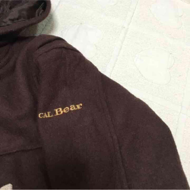 COMME CA DU MODE(コムサデモード)の最終お値下げ CAL Bear ダッフルコート キッズ/ベビー/マタニティのキッズ服女の子用(90cm~)(ジャケット/上着)の商品写真