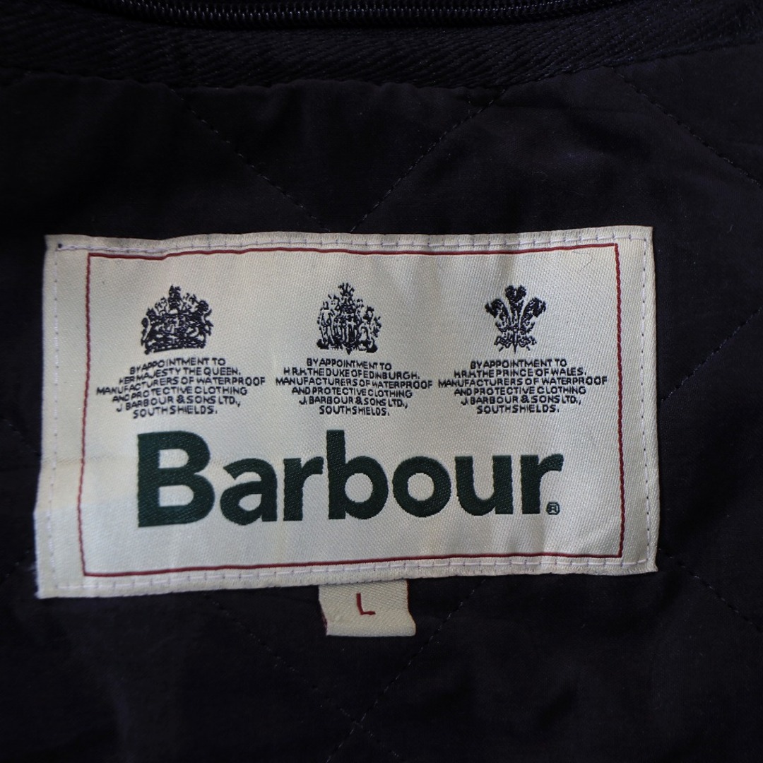 Barbour バブアー キルティングジャケット アウター 防寒  ユーロ  ヨーロッパ ネイビー (メンズ L)   N5935 9