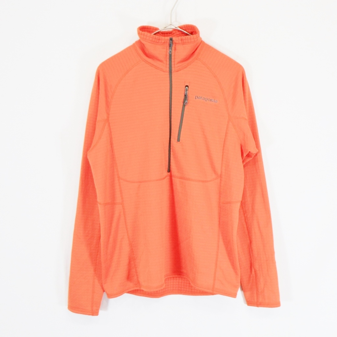 patagonia パタゴニア R1 POLARTEC ポーラテック フリースジャケット 防寒 アウトドア オレンジ (メンズ S) 古着 N5978 銀座通販