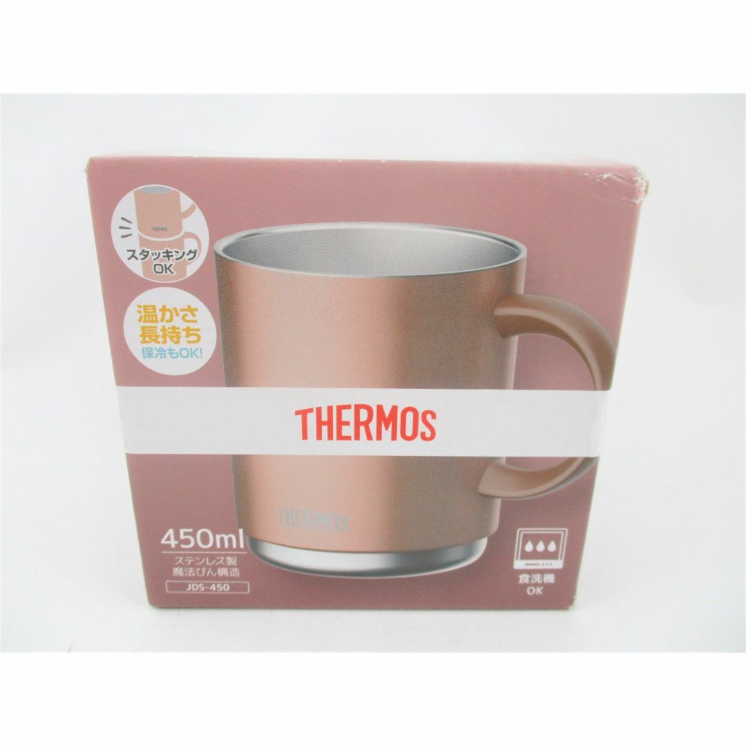 THERMOS(サーモス)の◇未使用 THERMOS サーモス 真空断熱マグカップ 400ml ブロンズ インテリア/住まい/日用品のキッチン/食器(グラス/カップ)の商品写真