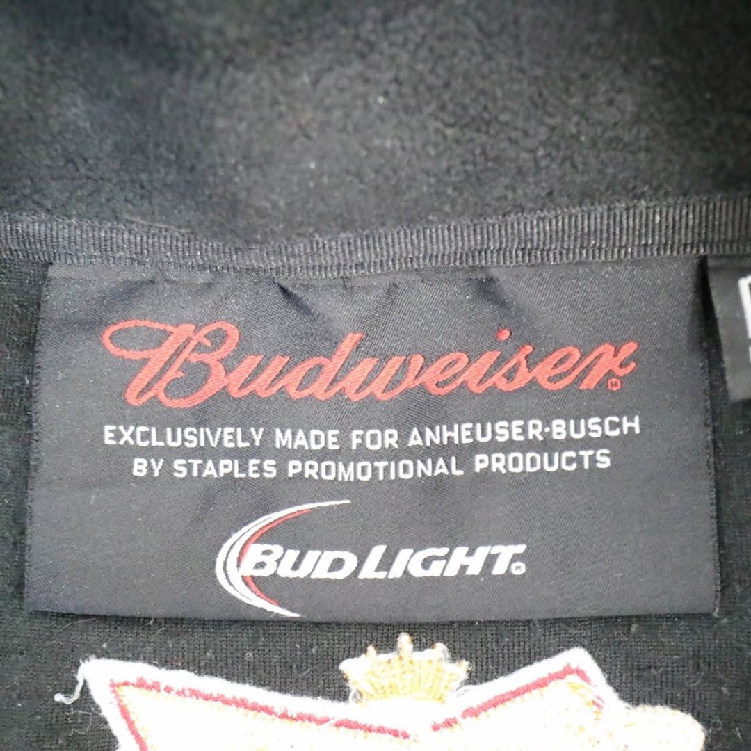 Budweiser バドワイザー 企業 ナイロンジャケット ビール 防寒 ブラック (メンズ XL)   N5996 8