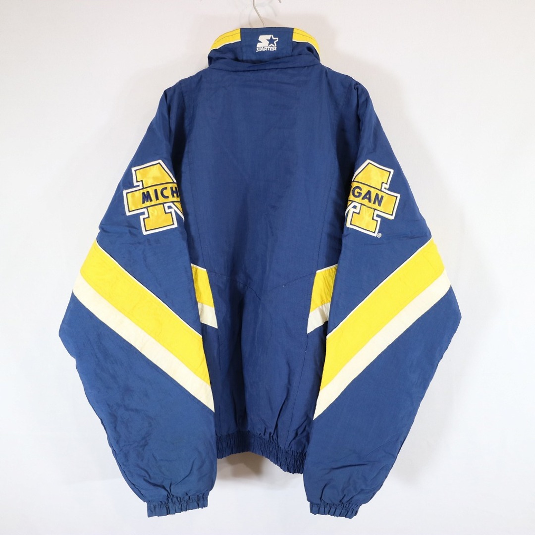 90年代 STARTER スターター ミシガン大学 中綿ナイロンジャケット 防寒