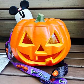 ディズニーリゾートハロウィン　かぼちゃ　ポップコーンバケット