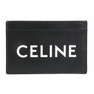 セリーヌ(celine)のセリーヌ CELINE カードケース パスケース レザー ブラック×ホワイト ユニセックス 送料無料【中古】 h29694f(パスケース/IDカードホルダー)