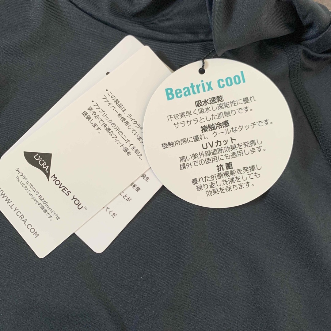パーリーゲイツBeatrix coolモックネックシャツサイズ5