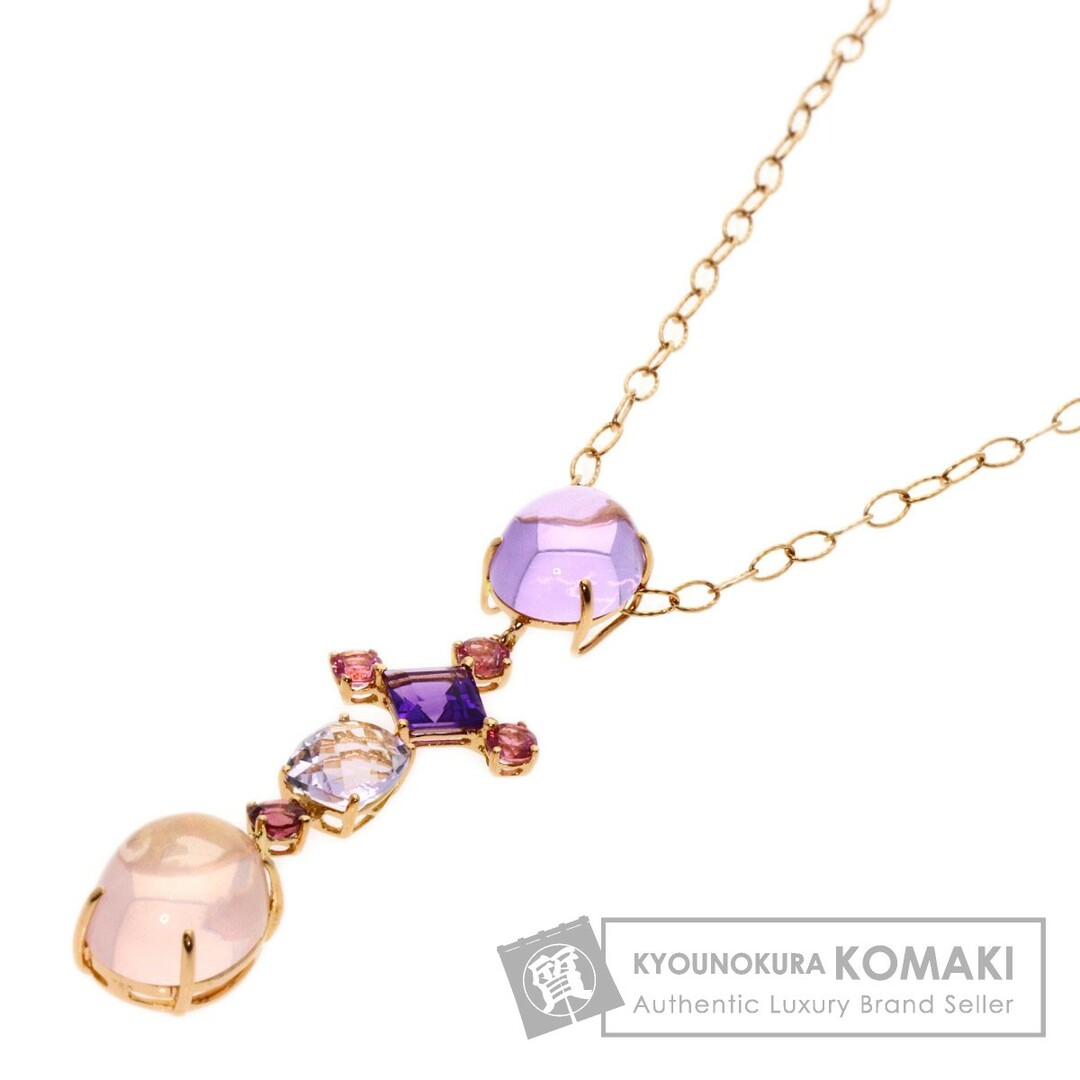 SELECT JEWELRY カラーストーン ネックレス K18PG レディースの通販 by 