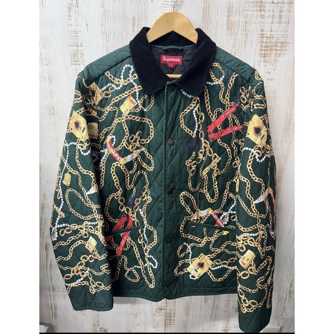 supremeシュプリーム 20AW Chains Quilted Jacket | www.flyforreal.com