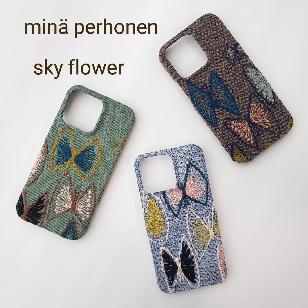 mina perhonen(ミナペルホネン)のミナペルホネン ハンドメイド スマホケース[受注製作] ハンドメイドのスマホケース/アクセサリー(スマホケース)の商品写真