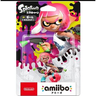 ニンテンドースイッチ(Nintendo Switch)のamiibo スプラトゥーン   ガール ネオンピンク  新品未開封  (キャラクターグッズ)