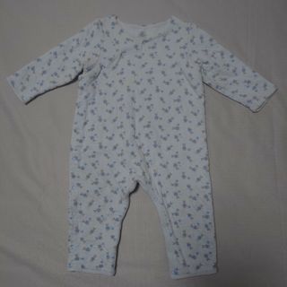 プチバトー(PETIT BATEAU)のプチバトー　ロンパース　12m 74センチ(ロンパース)