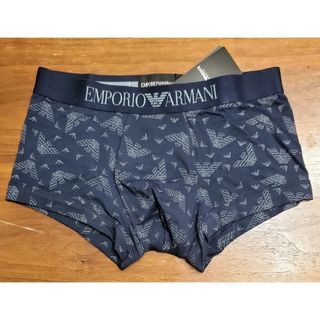 エンポリオアルマーニ(Emporio Armani)のエンポリオアルマーニ　新品　メンズ　ボクサーパンツ(イーグル/ネイビーS)(ボクサーパンツ)