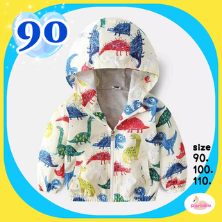 ⭐️【新商品】90 恐竜 ウインドブレーカー ジャケット アウター 男の子 子供(ジャケット/上着)