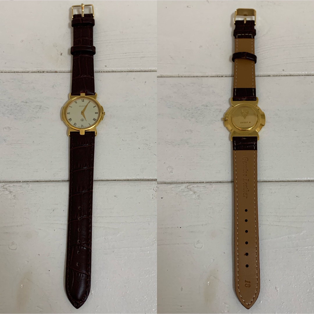 OLD GUCCI オールドグッチ SWISS製 ヴィンテージ 腕時計 稼働品