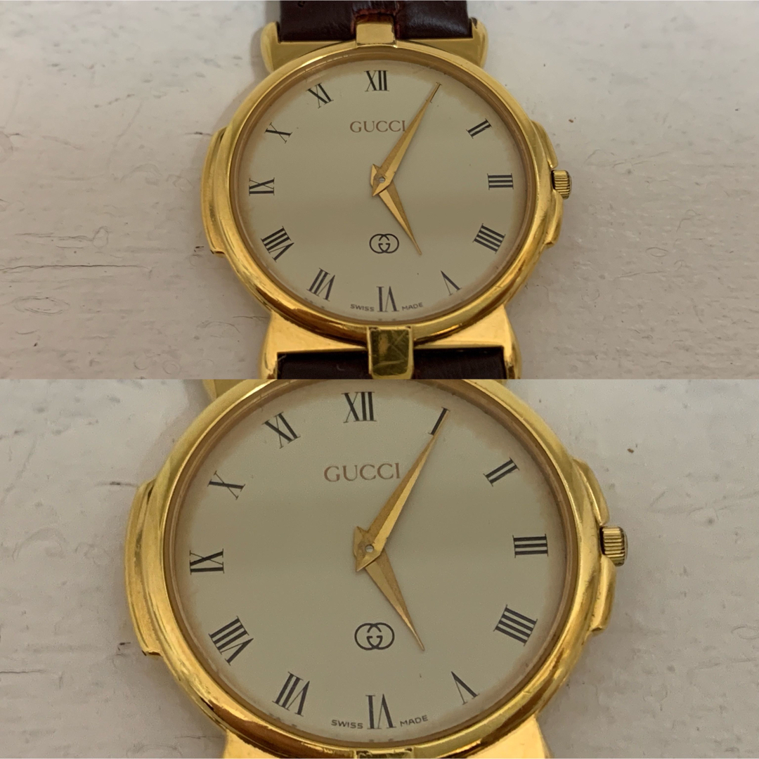 OLD GUCCI オールドグッチ SWISS製 ヴィンテージ 腕時計 稼働品