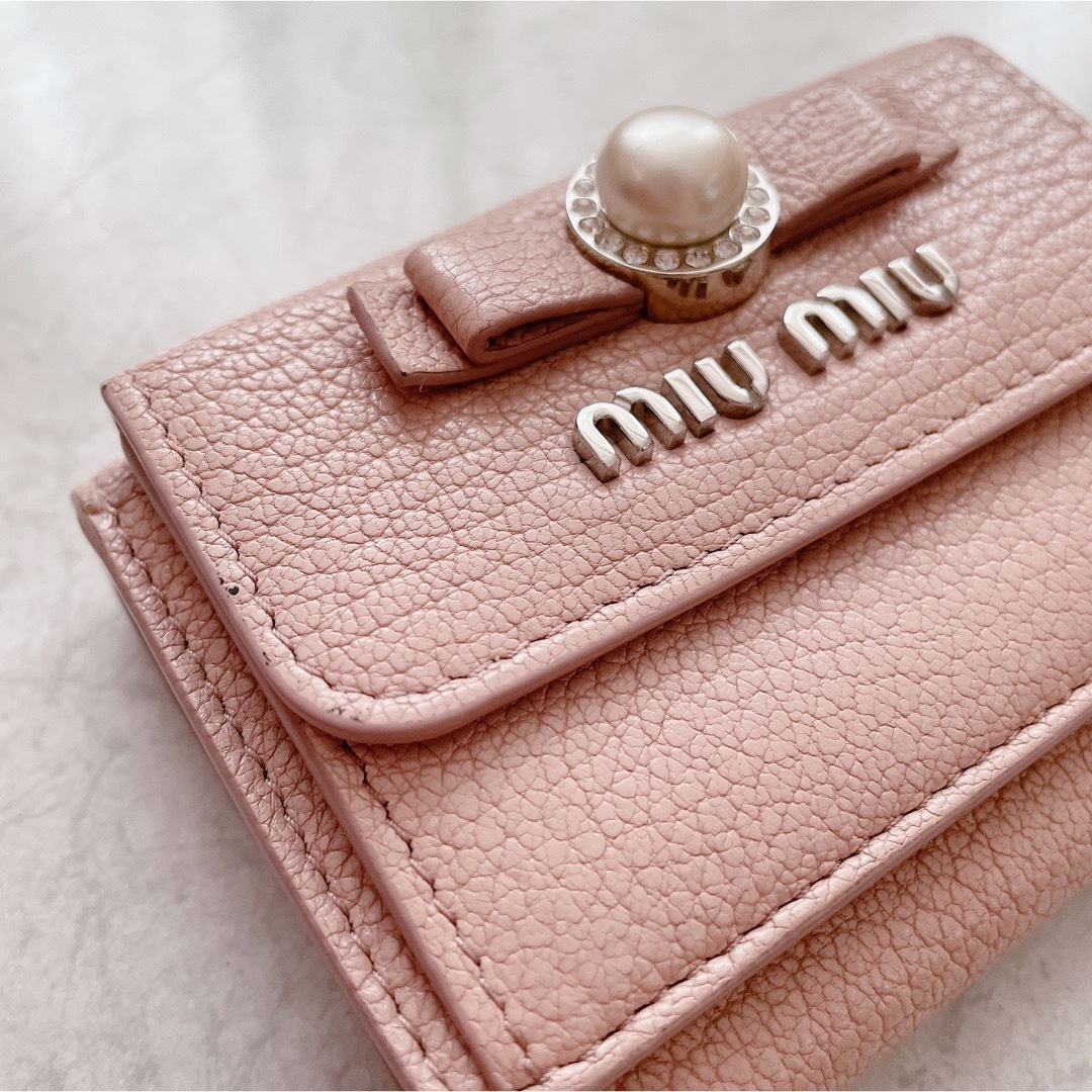 miumiu - miumiu マドラスパール 3つ折り財布の通販 by shop|ミュウ