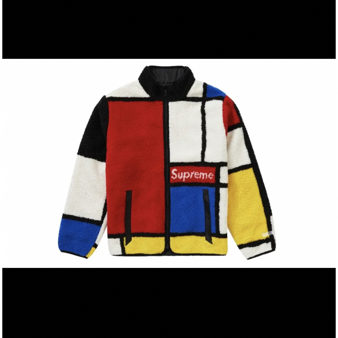 SUPREMEのボアジャケット(赤)