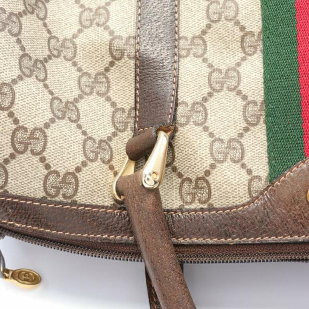 Gucci - オールドグッチ GGプラス シェリーライン ハンドバッグ ミニ