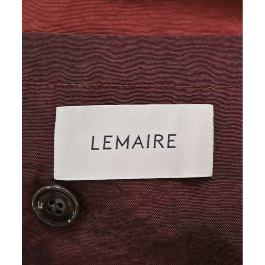 LEMAIRE ルメール コート（その他） XS 赤紫xオレンジ系(総柄) 2