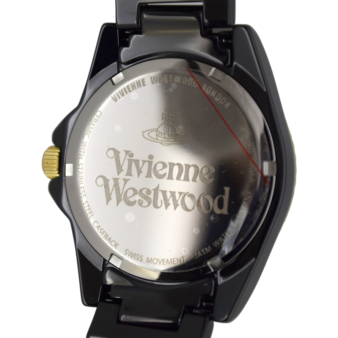 Vivienne Westwood ヴィヴィアンウエストウッド  オーブ  VV048GDBK  ゴールド×ブラック  メンズ 腕時計