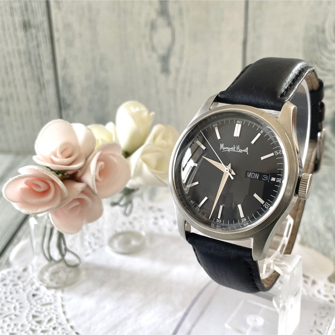 MARGARET HOWELL(マーガレットハウエル)の【希少】MARGARET HOWELL 腕時計 シルバー メンズ 自動巻 メンズの時計(腕時計(アナログ))の商品写真