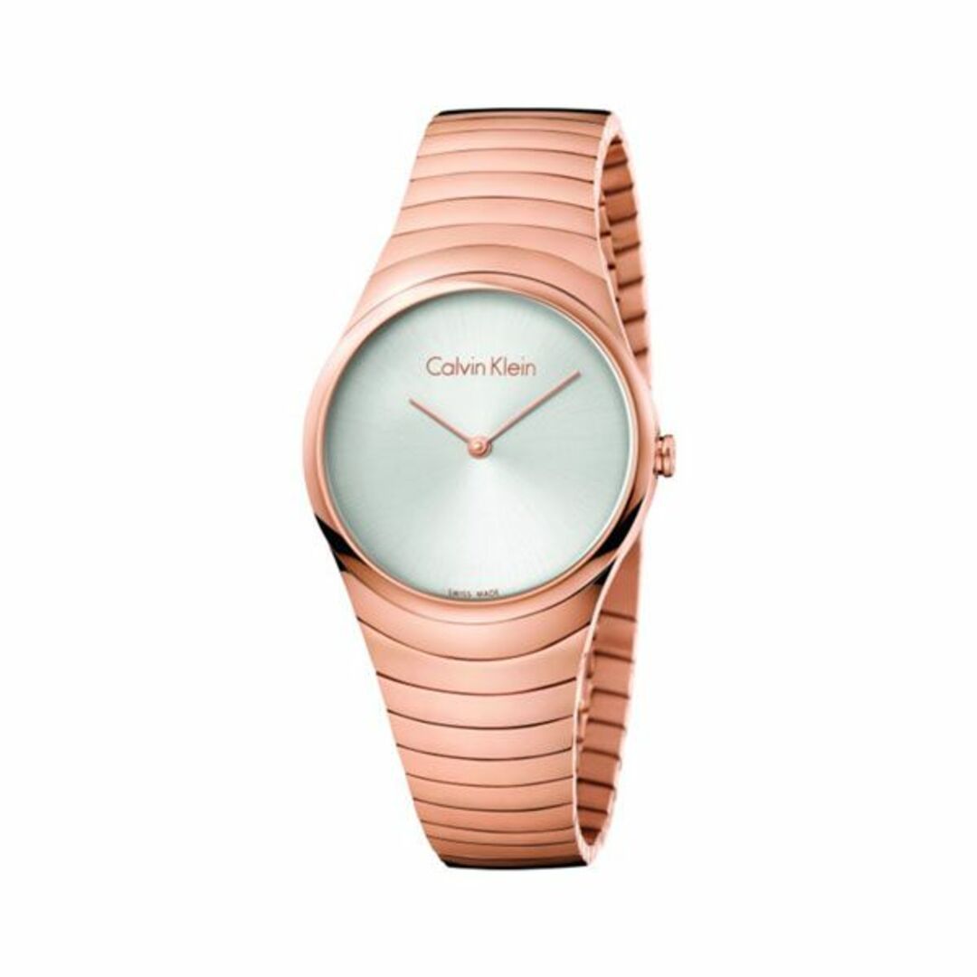 Calvin Klein(カルバンクライン)のカルバンクライン CK スイス製 時計 レディース 腕時計 Whirl シルバー ローズゴールド ステンレス ブレスレット K8A23646 レディースのファッション小物(腕時計)の商品写真