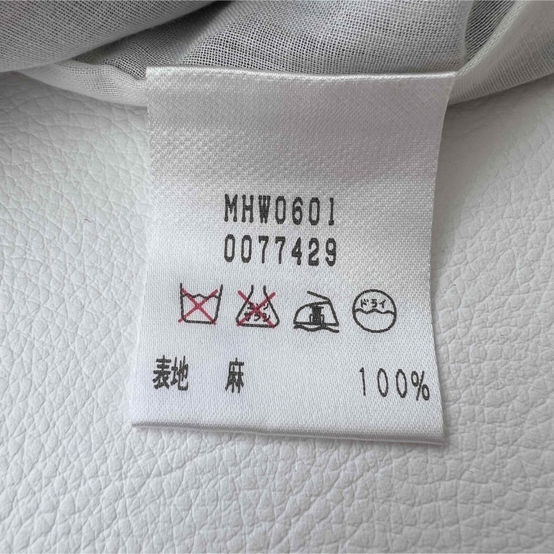 【美品】 マーガレットハウエル ロングスカート 麻 リネン100% チェック