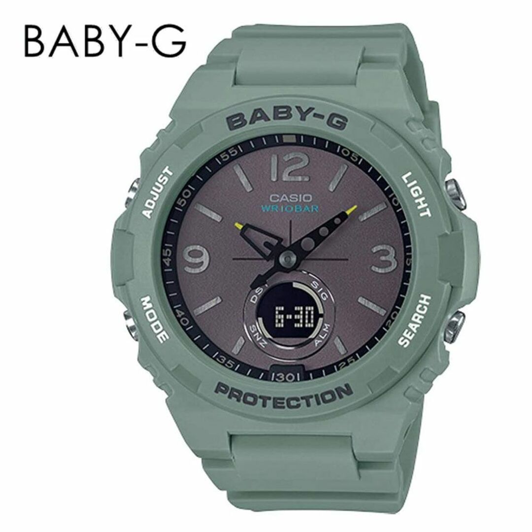 グリーン 緑色 CASIO Baby-G ベストセラー キャンプ アウトドア ランタンモチーフ カシオ ベビーG レディース 腕時計 カジュアル 彼女 女の子