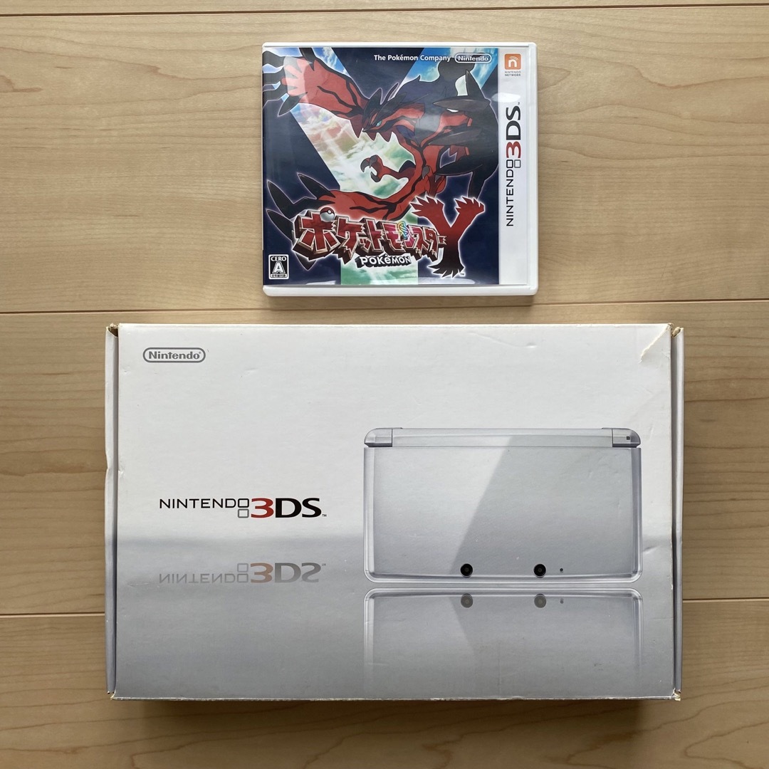 任天堂3DS 箱付き本体 ポケットモンスターYソフト セット-