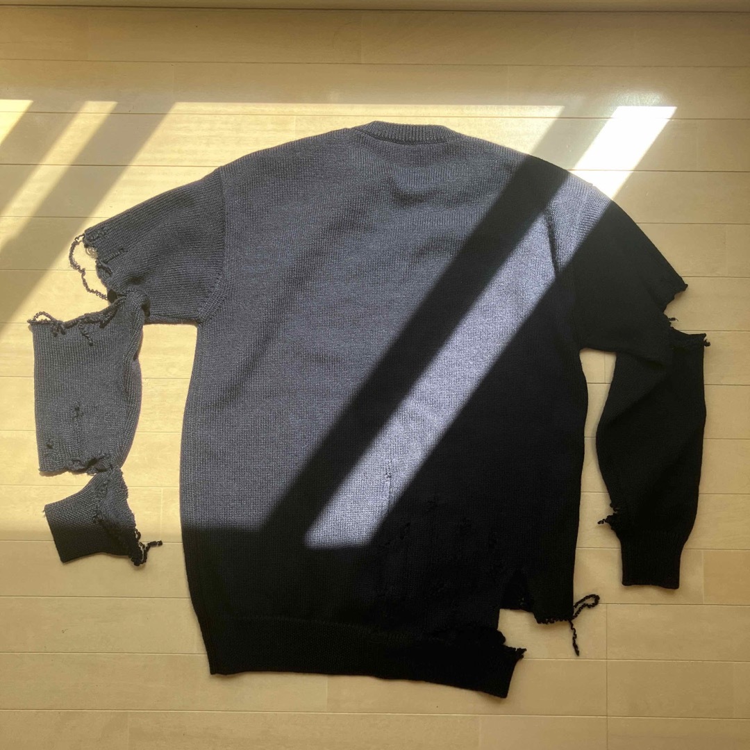 BALENCIAGA 22ss Destroyed oversized knit