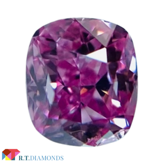 FANCY VIVID PURPLE PINK 0.074ct X/RT2270(その他)