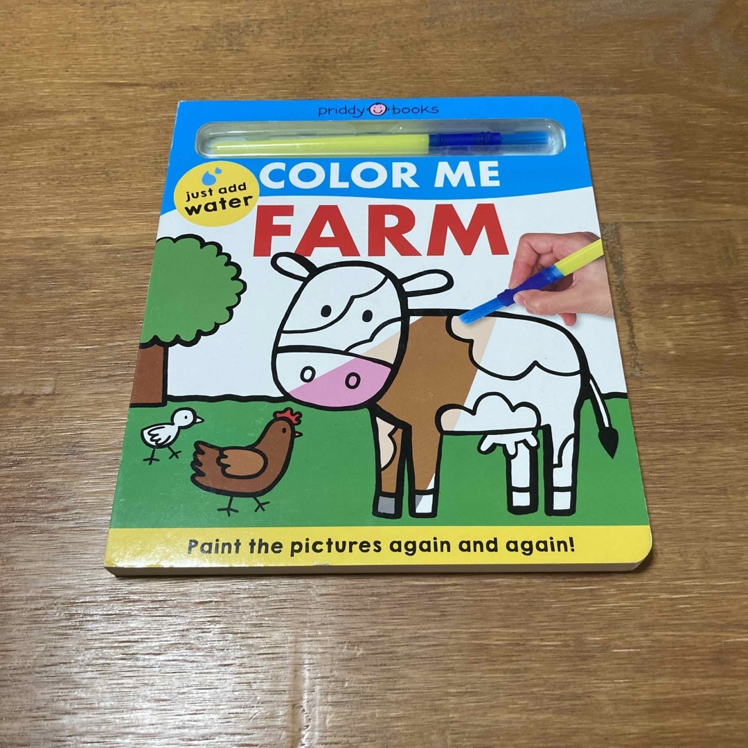 ★1点限り★【新品未使用！】Farm(Color Me) 水塗り絵 英語絵本 エンタメ/ホビーの本(絵本/児童書)の商品写真