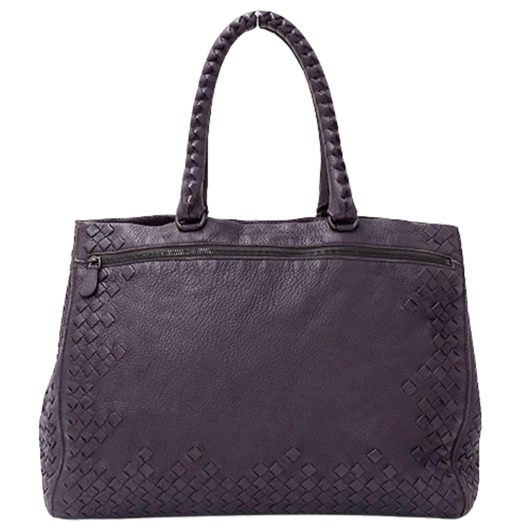 ボッテガヴェネタ BOTTEGA VENETA バッグ レディース ブランド トートバッグ ショルダーバッグ イントレチャート レザー パープル 紫 肩掛け A4 通勤 通学 おしゃれ 大人 おでかけ