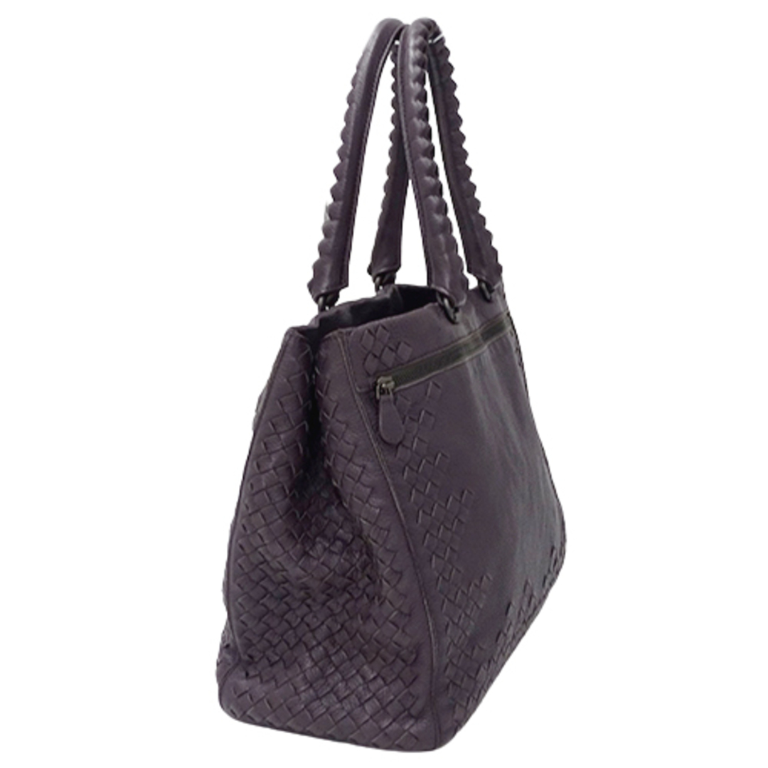 ボッテガヴェネタ BOTTEGA VENETA バッグ レディース ブランド トートバッグ ショルダーバッグ イントレチャート レザー パープル 紫 肩掛け A4 通勤 通学 おしゃれ 大人 おでかけ 3