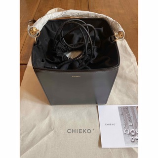 新品chieko+ バンブーキューブバッグ(ハンドバッグ)