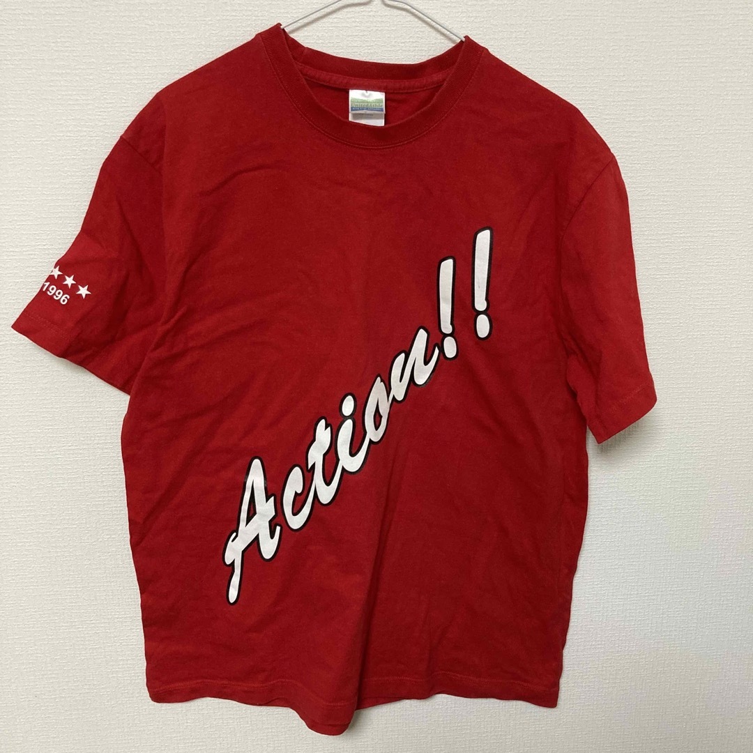 #Tシャツ#メンズL#赤 メンズのトップス(Tシャツ/カットソー(半袖/袖なし))の商品写真