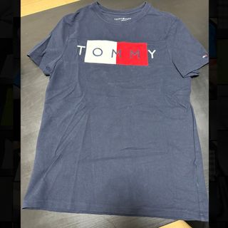 トミーヒルフィガー(TOMMY HILFIGER)のTOMMY HILFIGER トミーヒルフィガー メンズ ネイビー Tシャツ S(ポロシャツ)