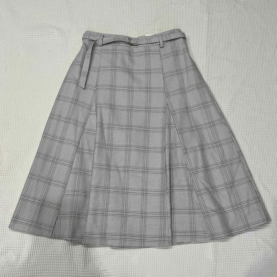 INDEX(インデックス)のタグ付未着用/可愛い♡index LANATEC フレアスカート　サイズM レディースのスカート(ひざ丈スカート)の商品写真